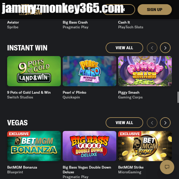 Jammy Monkey Crash and Mines